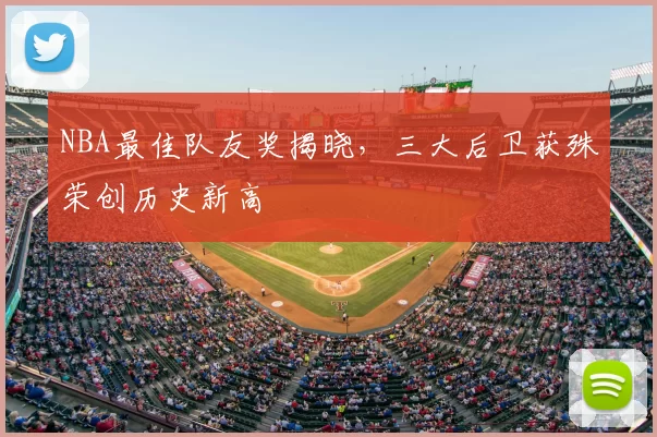 NBA最佳队友奖揭晓，三大后卫获殊荣创历史新高